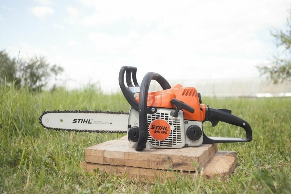 Бензопила STIHL MS180 штиль - фотография № 4