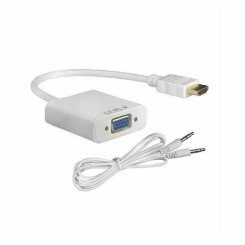 Переходник аудио-видео PREMIER 5-983 HDMI (m) - VGA (f)  Jack 3.5 (f) 0.15м белый