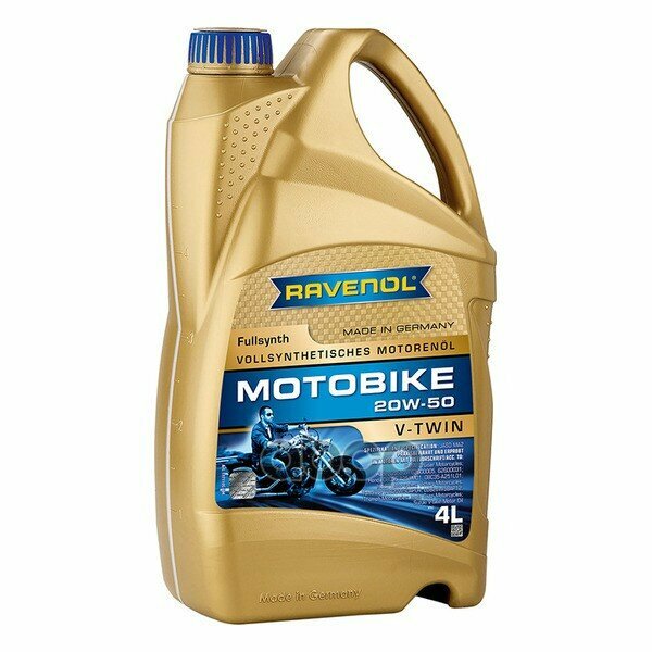 Синтетическое моторное масло RAVENOL Motobike V-Twin 20W-50 Fullsynth