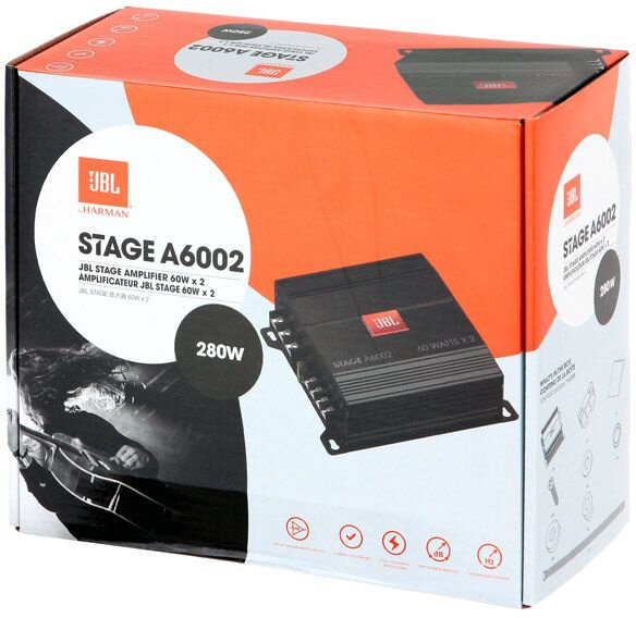 Усилитель автомобильный JBL STAGEA6002 двухканальный