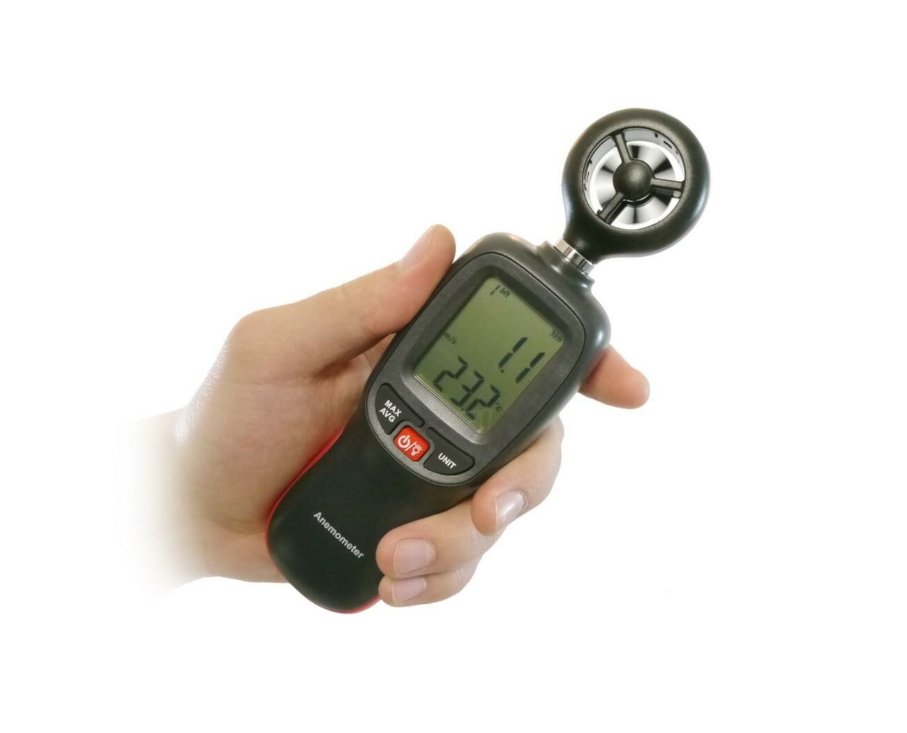 фото Портативный ручной анемометр - термоанемометр с крыльчаткой HT-WT82(4.5V) (W4610RU). Измерение скорости ветра и воздуха для вентиляции