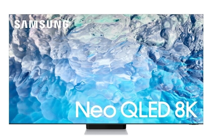75" Телевизор Samsung QE75QN900AU QLED, HDR (2021), нержавеющая сталь