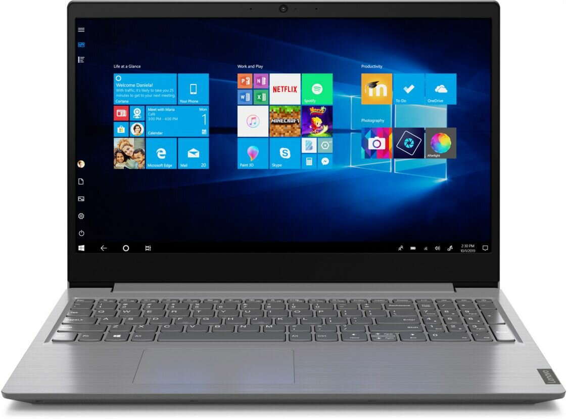 Ноутбук Lenovo V series V15 IIL 82C500H3IX 15.6"(1920x1080) Intel Core i3 1005G1(1.2Ghz)/8GB SSD 256GB/ /Windows 10 Pro English