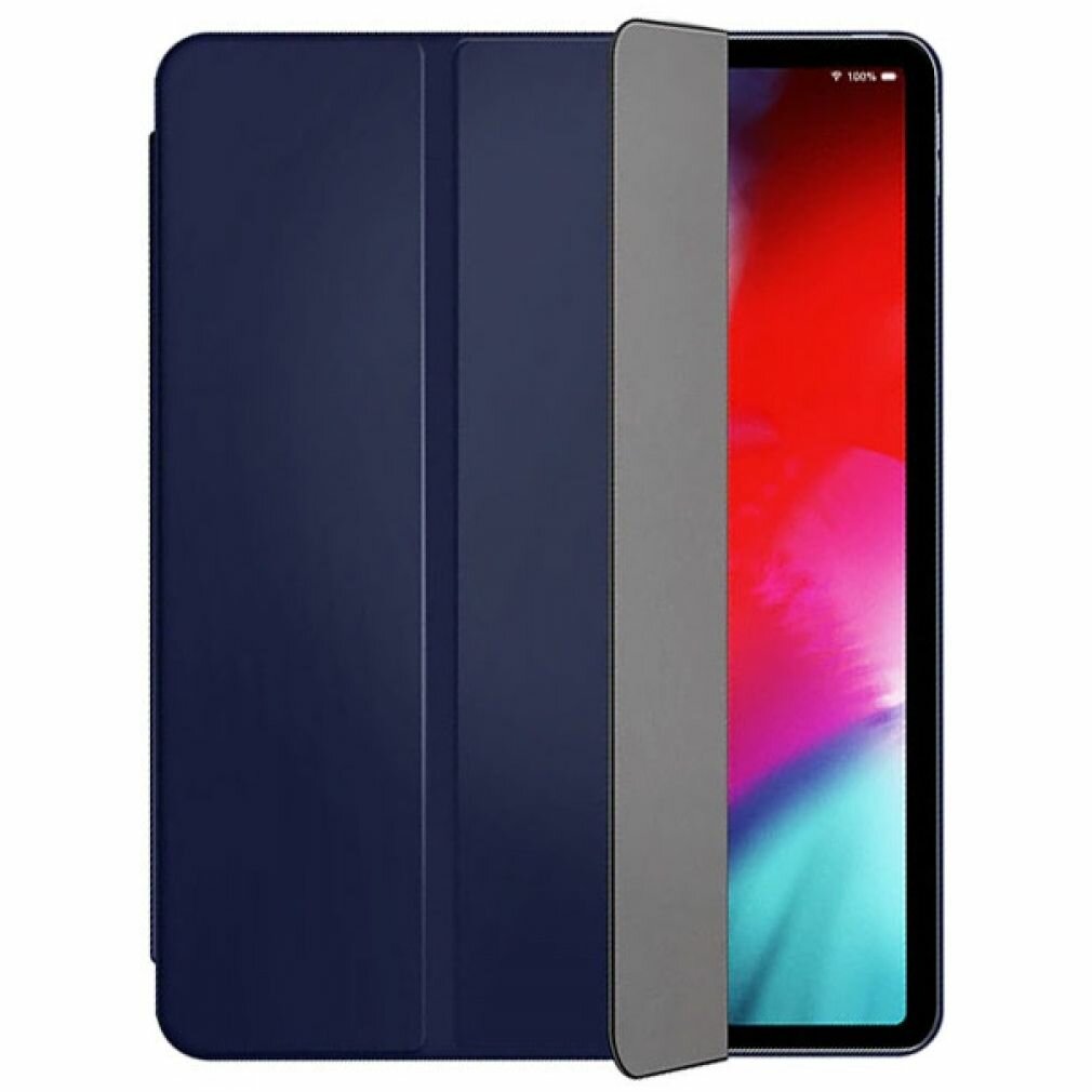 Чехол книжка для Apple iPad PRO 12.9 (2018) темно-синий