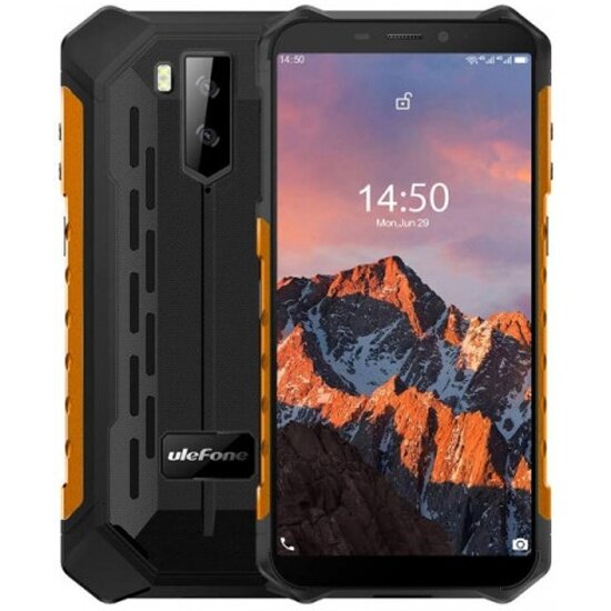 Смартфон ULEFONE Armor X5 Pro 4/64Gb Оранжевый