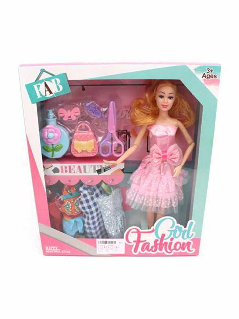 Игровой набор Модница, в комплекте кукла 29 см., предметов 9 шт. Shantou Gepai 2128A1