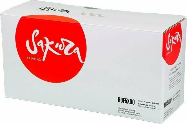 Картридж SAKURA 60F5X00, 60F5XA0 для Lexmark MX510, 511, 611, черный, 20000 к.