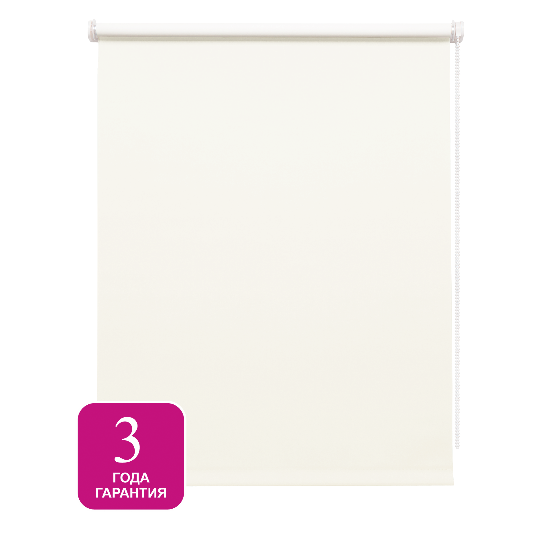 Штора рулонная блэкаут Inspire Santos 70x160 см экрю Cream 5 - фотография № 1