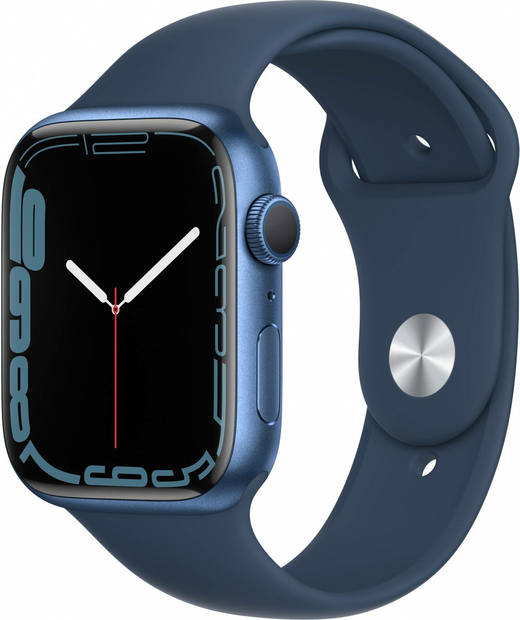 Смарт-часы APPLE Watch Series 7 A2474 синий (mkn83ll/a)
