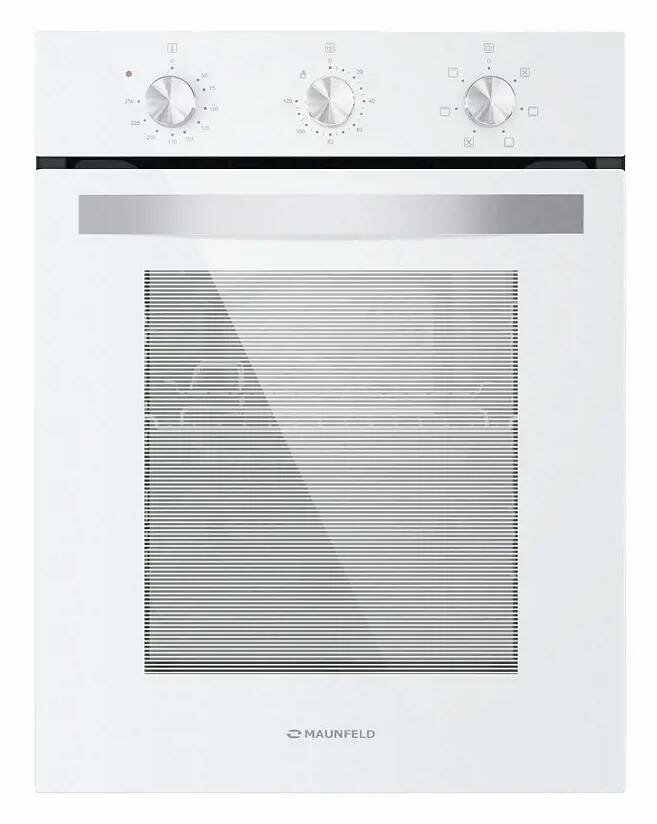 Духовой шкаф Электрический Maunfeld EOEC516W белый/серебристый