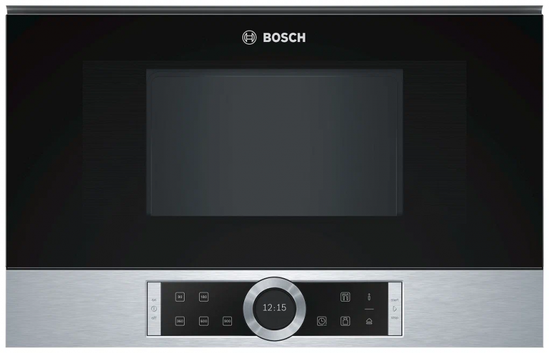 Микроволновая печь встраиваемая Bosch BFR634GS1 (серебристый)