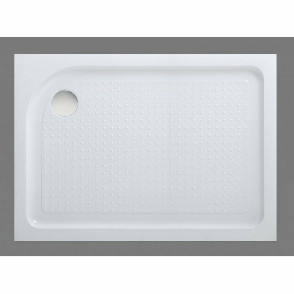 Душевой поддон BelBagno TRAY AH L 120х80 см прямоугольный TRAY-BB-AH-120/80-15-W-L