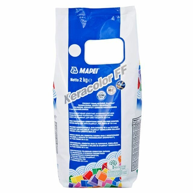 Mapei Keracolor FF Цементная затирка для швов (№114 антрацит 5 кг)