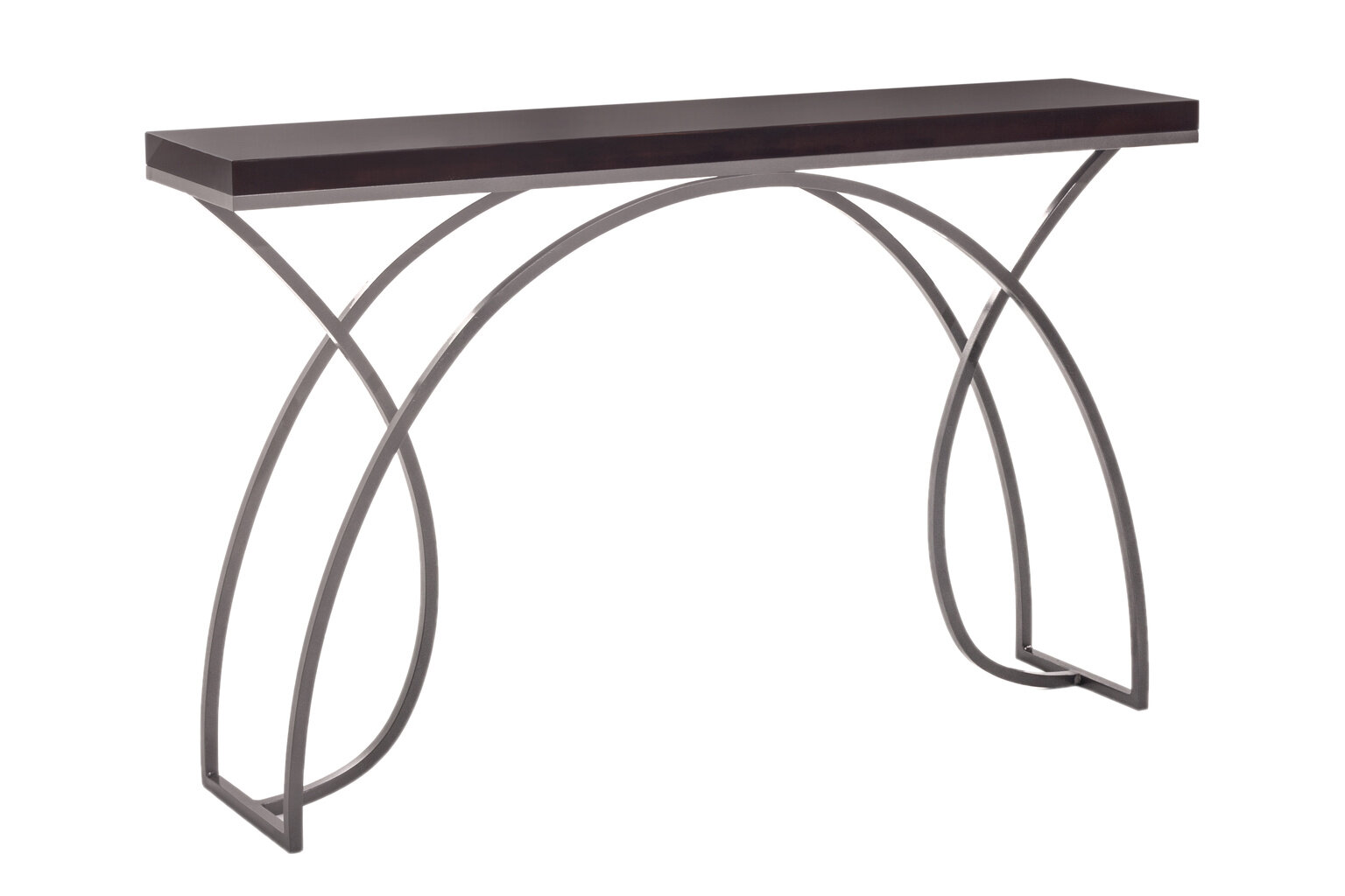 Консольный столик для дома и офиса в стиле лофт Модель 39 - фотография № 2