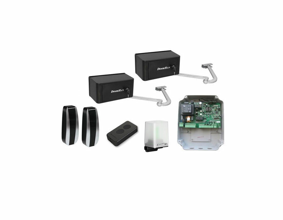 DOORHAN ARM-320PRO KIT автоматика для распашных ворот (приводы фотоэлементы пульт лампа блок управления)