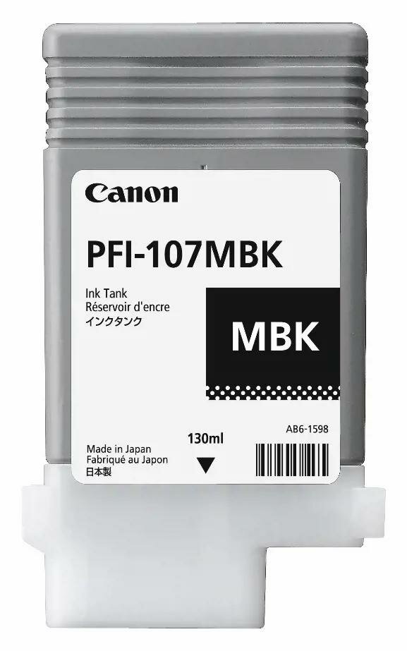 Картридж струйный Canon PFI-107MBK черный матовый