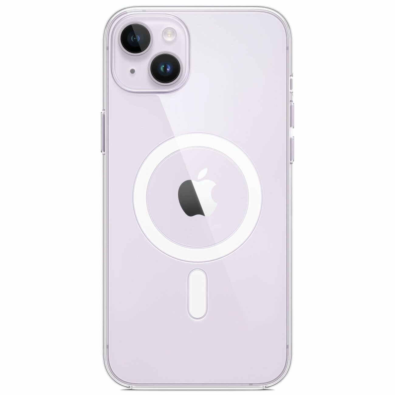Чехол-крышка Apple MPU43 MagSafe для iPhone 14 Plus, прозрачный - фото №2