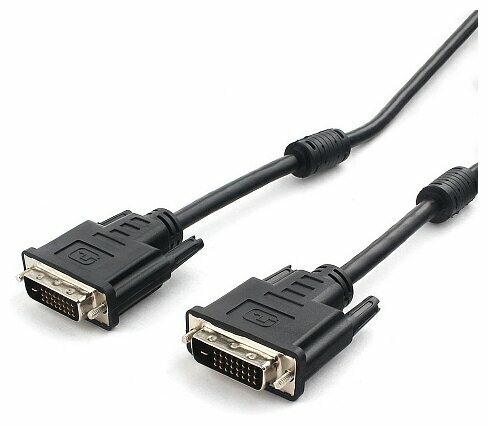 Cablexpert Кабель Dvi-d dual link CC-DVI2L-BK-6 25M/25M 1.8м CCS черный