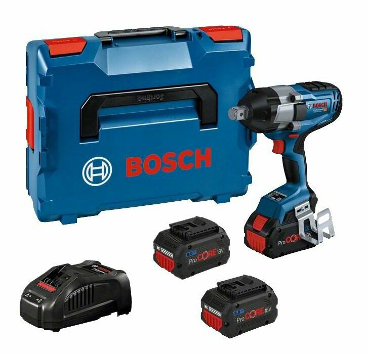 Аккумуляторный ударный гайковерт Bosch GDS 18V-1050 H 06019J8502 в L-boxx с 2 Li-ion 8,0 Ач +ЗУ