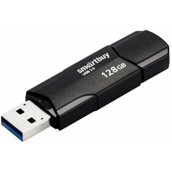 Память Flash USB 128 Gb Smartbuy CLUE Black USB 3.0