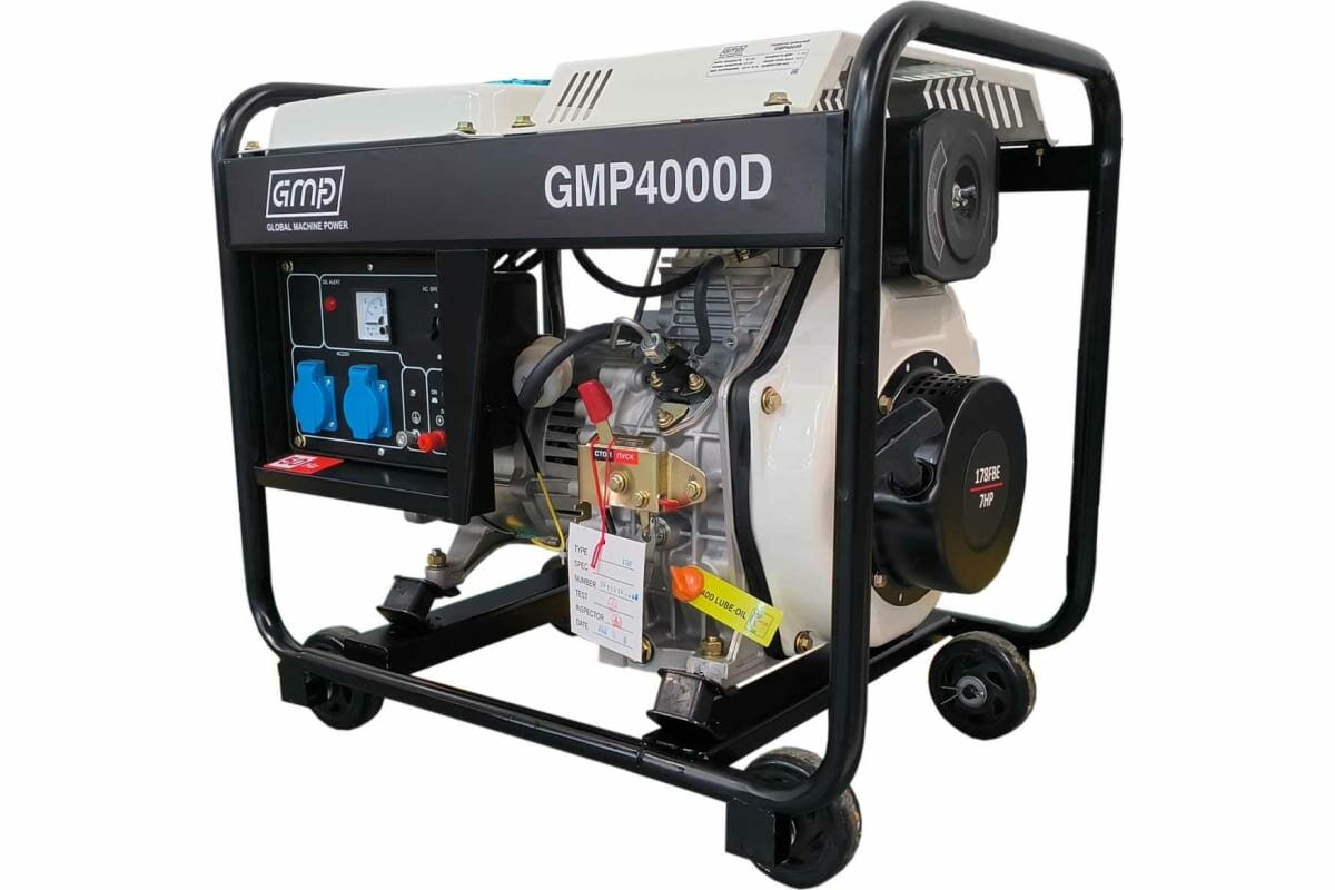 Дизельный генератор GMP 4000D GMP4000D - фотография № 3