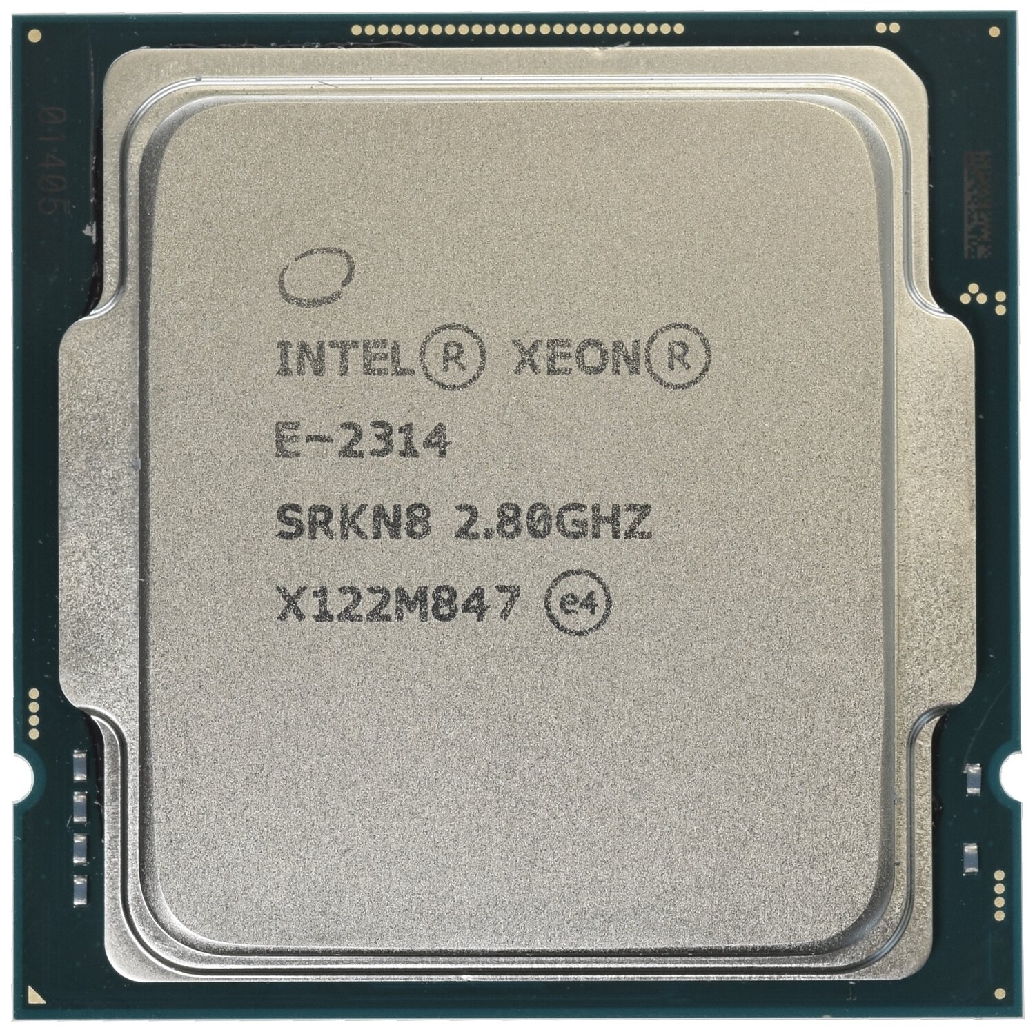 Процессор Intel Xeon E 2314 CM8070804496113/(2.8GHz) сокет 1200 L3 кэш 8MB/OEM