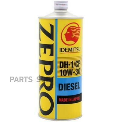IDEMITSU Zepro Diesel 10W30 CF/DH-1 синтетика 1л (1/20)