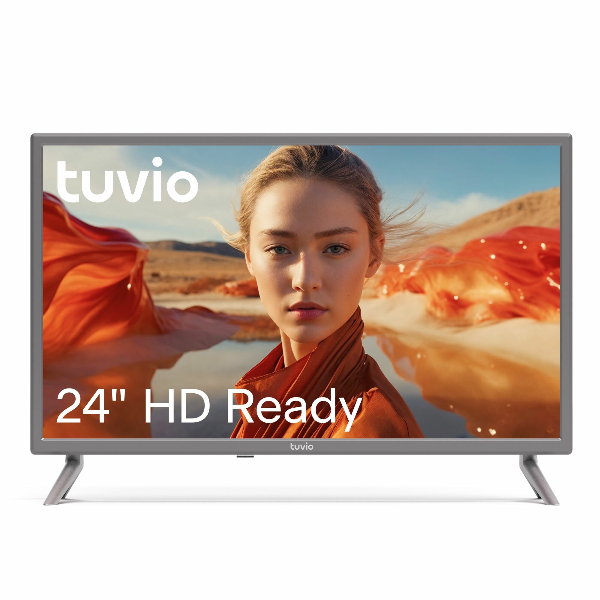 24 Телевизор Tuvio Tuvio HD-ready DLED TD24HNGEV1 темно-серый