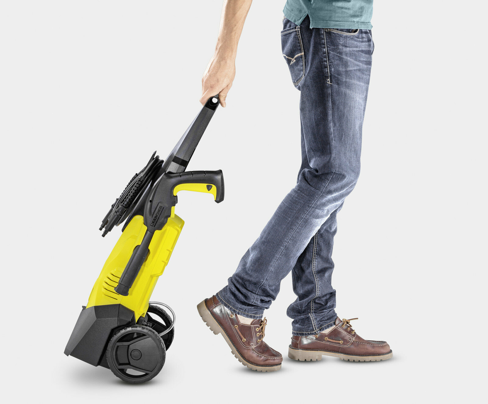 Мойка высокого давления (минимойка) KARCHER K 3, 120 бар, 380 л/час, шланг 6 м + фильтр для воды Basic Line - фотография № 8