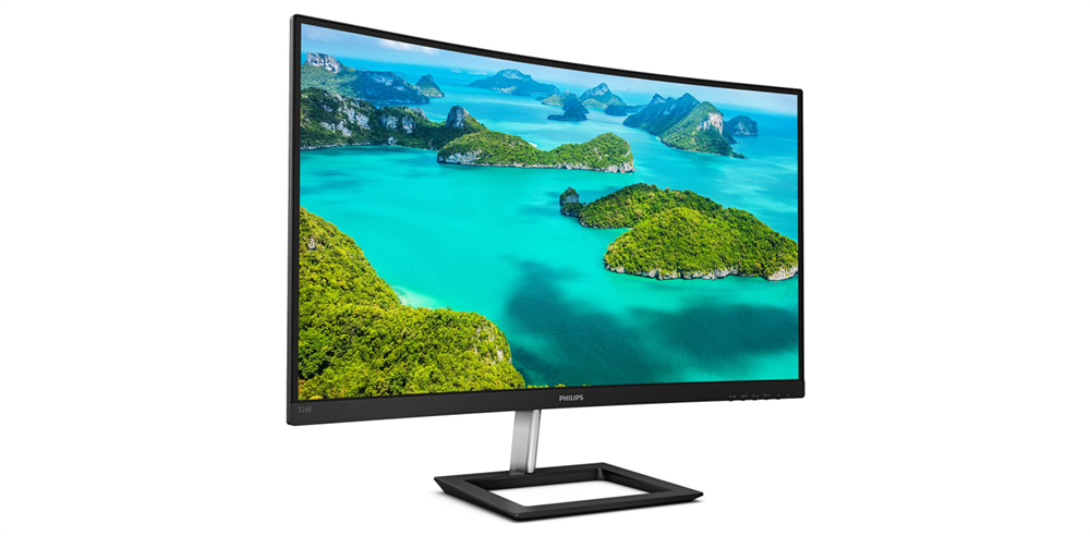 PHILIPS Монитор LCD 31.5'' [16:9] 3840x2160(UHD 4K) VA, Curved, nonGLARE, 60 Hz, 250 cd/m2, H178°/V178°, 2500:1, 1.07B, 4ms, 2xHDMI, DP, Tilt, Speakers, 2Y, Black
