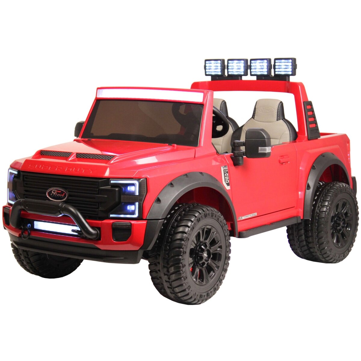 Электромобиль RiverToys Ford Super Duty A888MP - красный