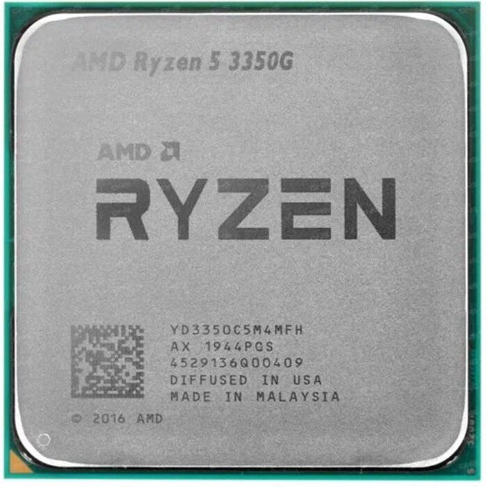 AMD Процессор AMD Ryzen 5 3350G AM4, 4 x 3600 МГц, OEM