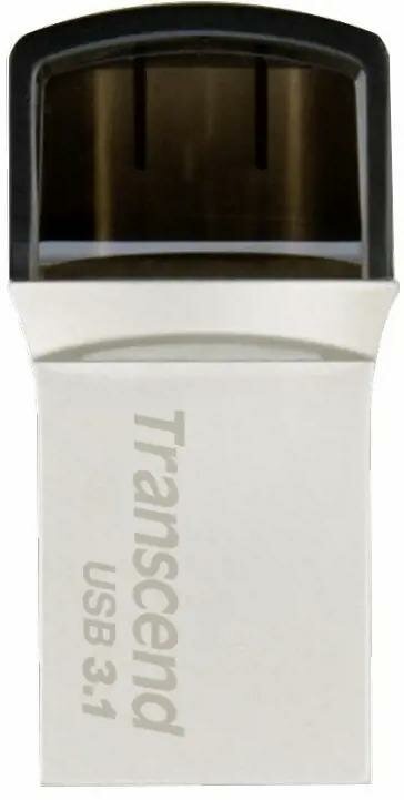 Флеш диск Transcend TS32GJF890S 32GB USB3.0/microUSB серебристый