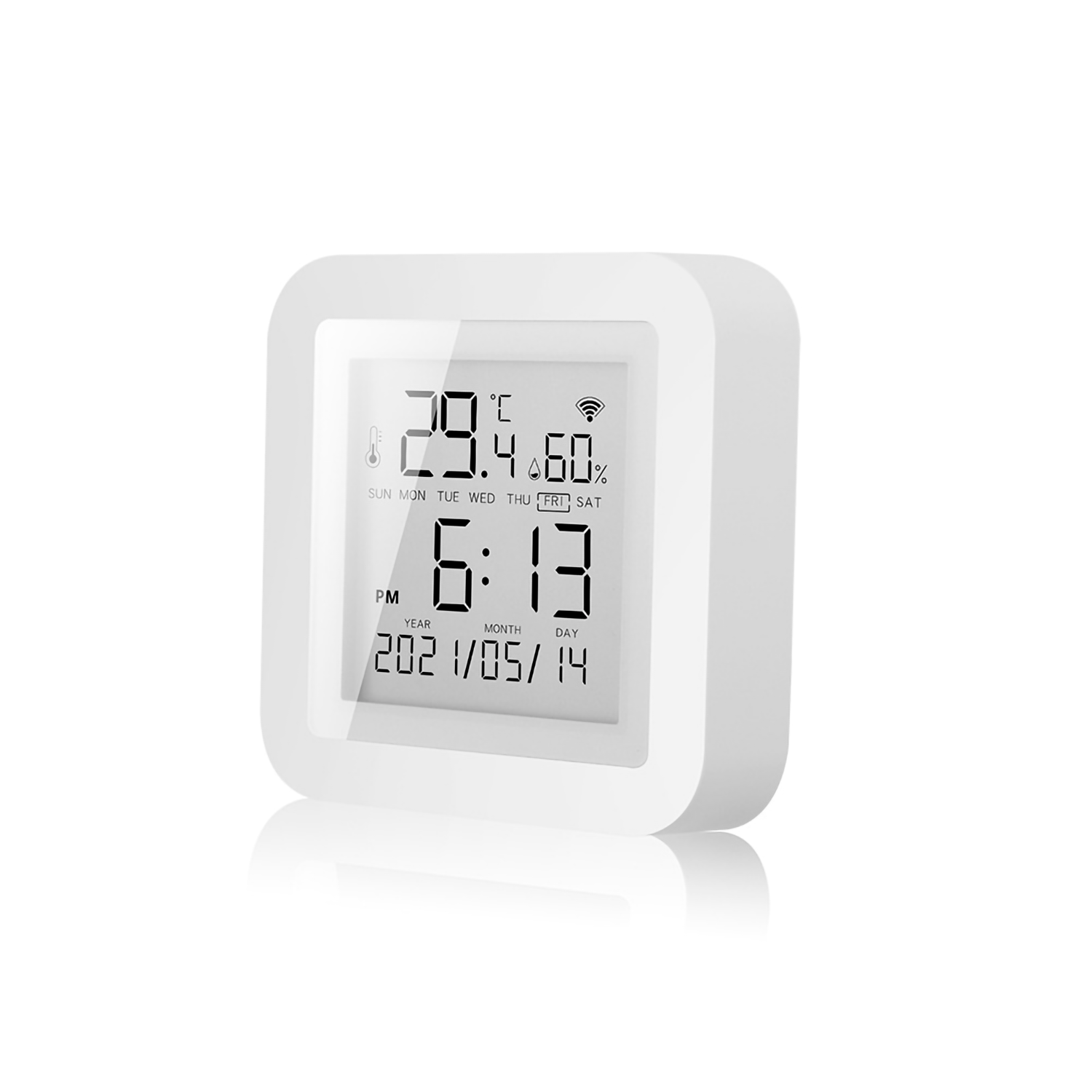 Датчик температуры и влажности Tuya Wi-Fi TY-197 SmarSecur для умного дома
