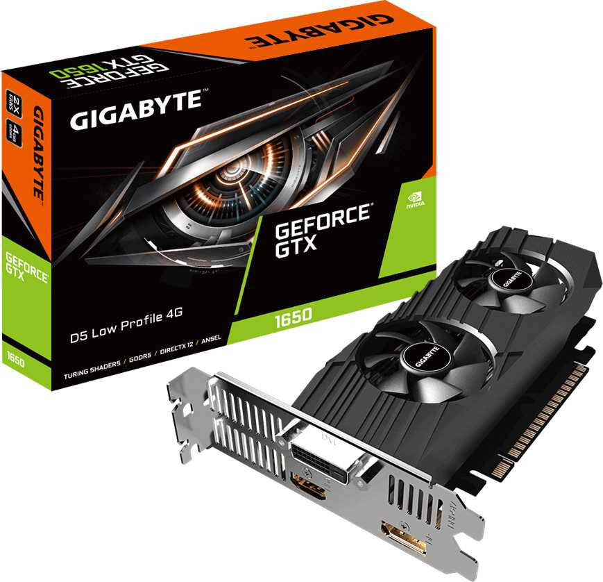 Видеокарта GIGABYTE NVIDIA GeForce GTX 1650 , GV-N1650D5-4GL