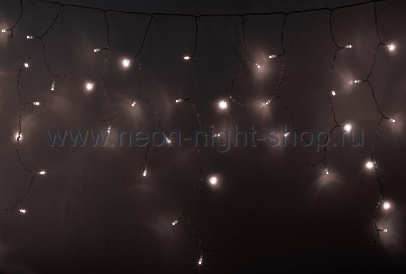 Neon-night Гирлянда Айсикл (бахрома) светодиодный, 4,8х0,6 м, 176 диодов 255-146