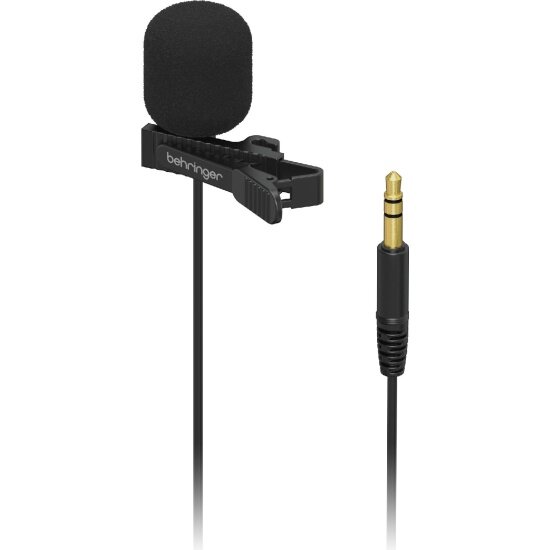 Микрофон Behringer BC LAV GO конденсаторный, петличный, черный