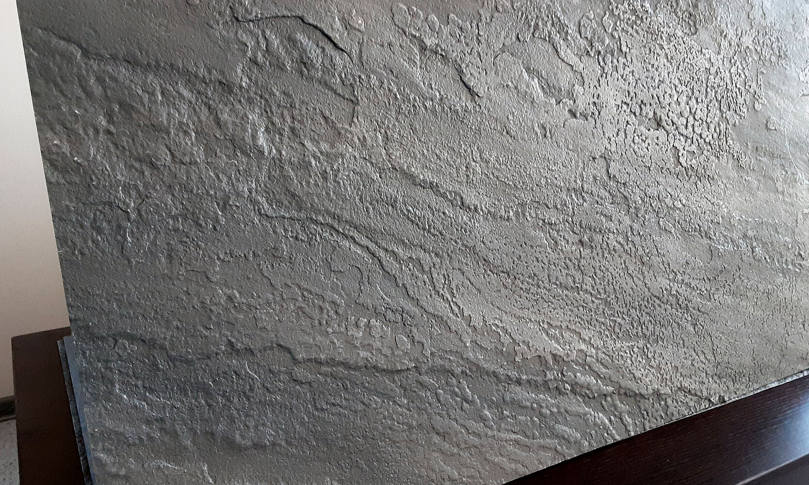 Гибкая керамика ZIKAM - рельефные стеновые панели в виде натурального камня 1000х500х2,5мм. Серый песчаник. - фотография № 2