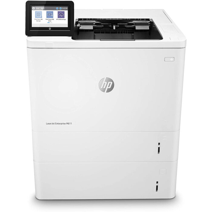 Принтер HP LaserJet Enterprise M611dn 7PS84A/A4 черно-белый/печать Лазерный 1200x1200dpi 61стр.мин/ Сенсорная консоль Сетевой интерфейс (RJ-45)