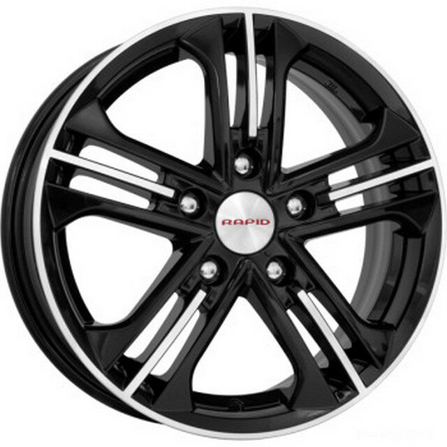 Колесный диск КиК Trinity 6.5x16/5x112 D57.1 ET42 алмаз чёрный