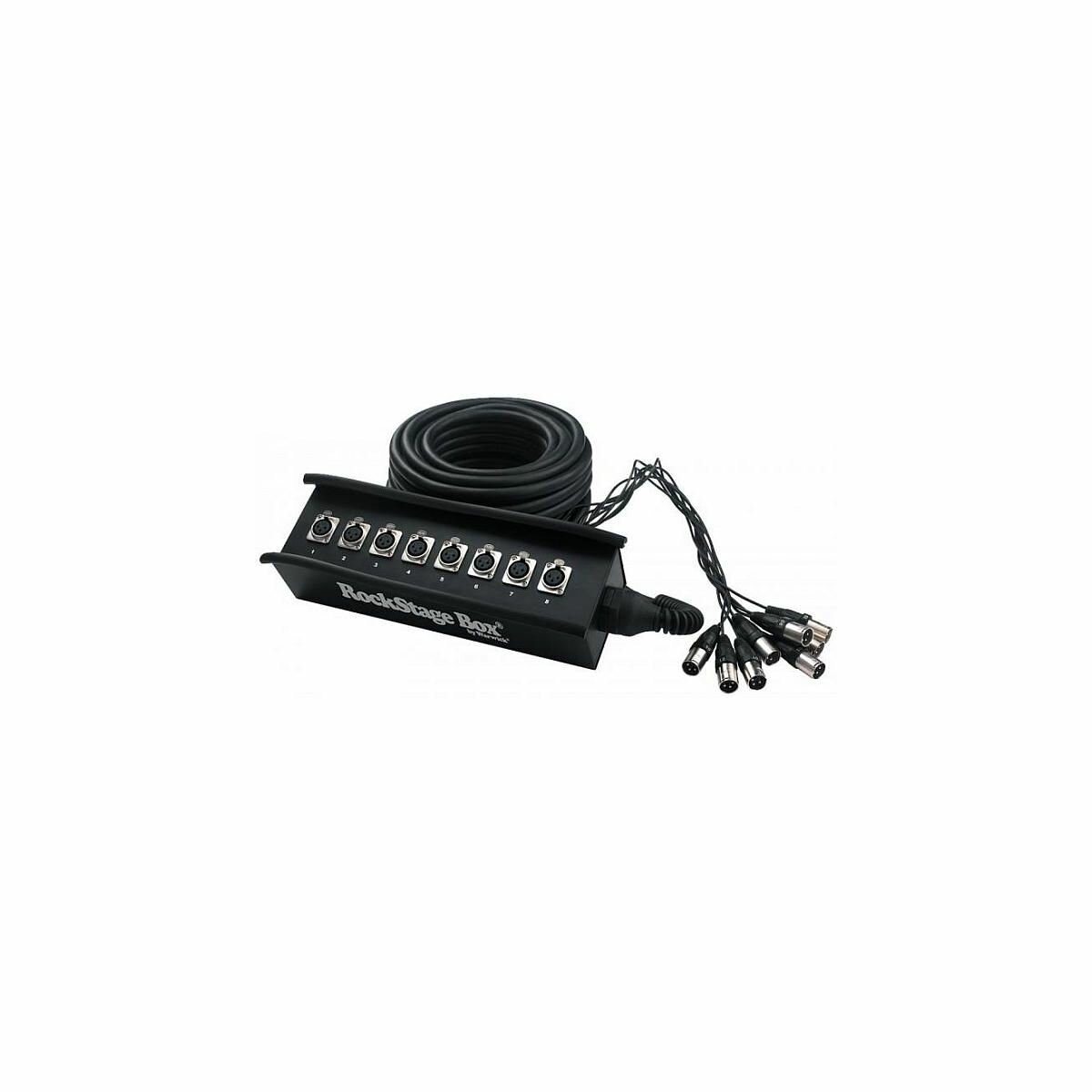 Rockcable RCL 30900 мультикор XLR 8 15 метров