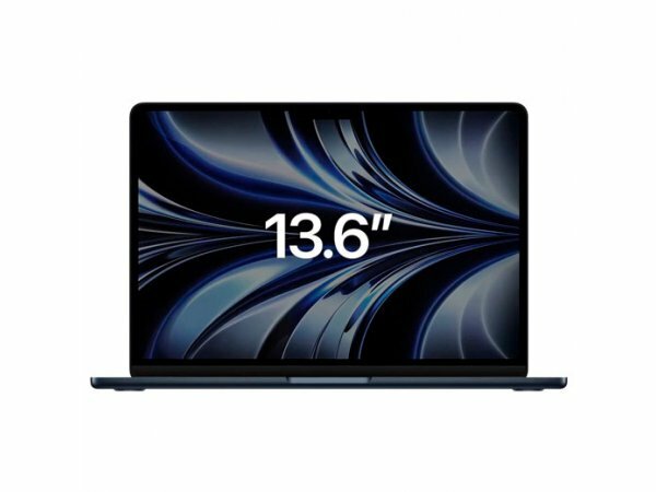 Apple MacBook Air 13" (M2, 8C CPU/10C GPU, 2022), 8 ГБ, 512 ГБ SSD, "полуночный черный" MLY43 новика 2022