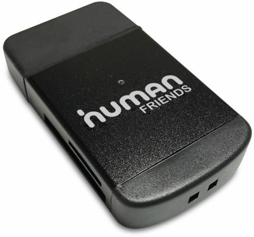 Карт-ридер CBR Human Friends Speed Rate Multi black. 4 слота поддержка карт: Micro MS (M2) microSD T-flash SD MMC SDHC DV MS MS Pro MS Pro D