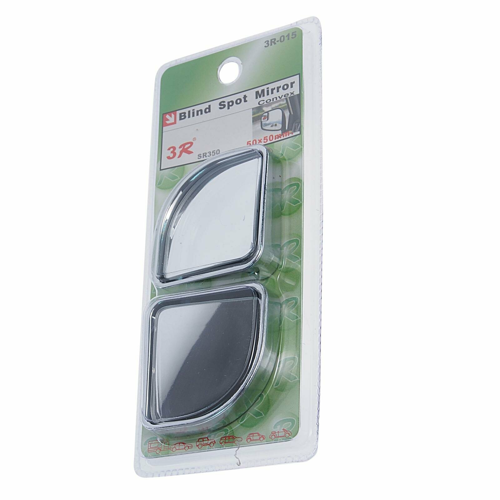 фото Зеркало дополнительное CHROME мертвой зоны 50х50мм 3R