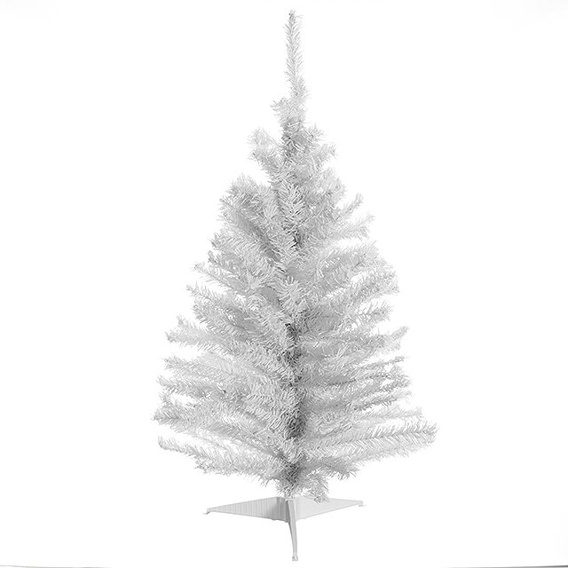 Kaemingk Искусственная белая елка Белоснежка 90 см, ПВХ 682563