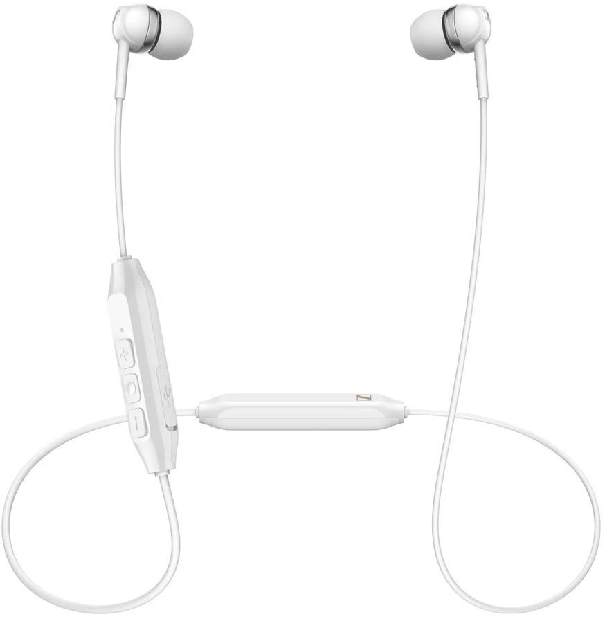 Наушники с микрофоном SENNHEISER CX 150BT, Bluetooth, вкладыши, белый [508381]