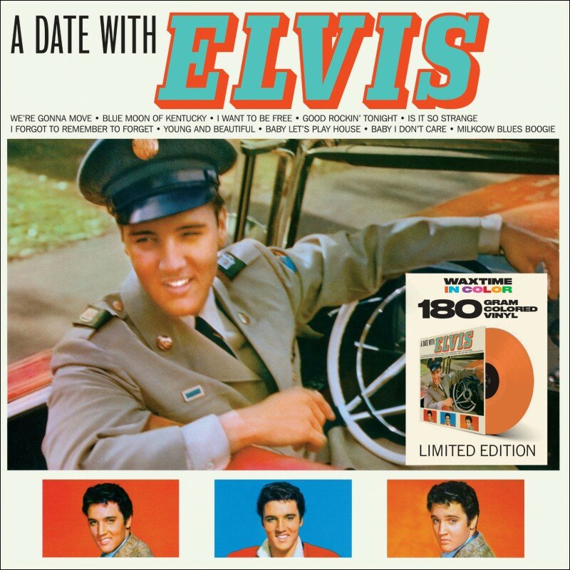 PRESLEY ELVIS A Date With Elvis LP (Limited Edition180 Gram Orange Vinyl)