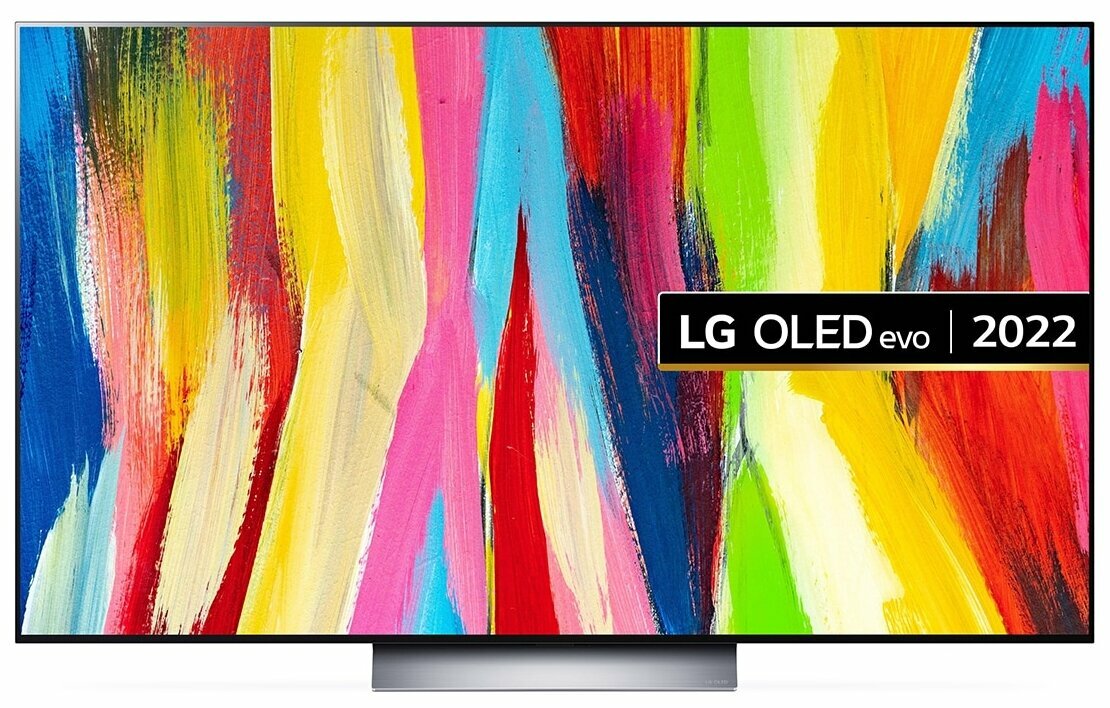 Телевизор LG 55" OLED55C24LA.ARUB темно-серый