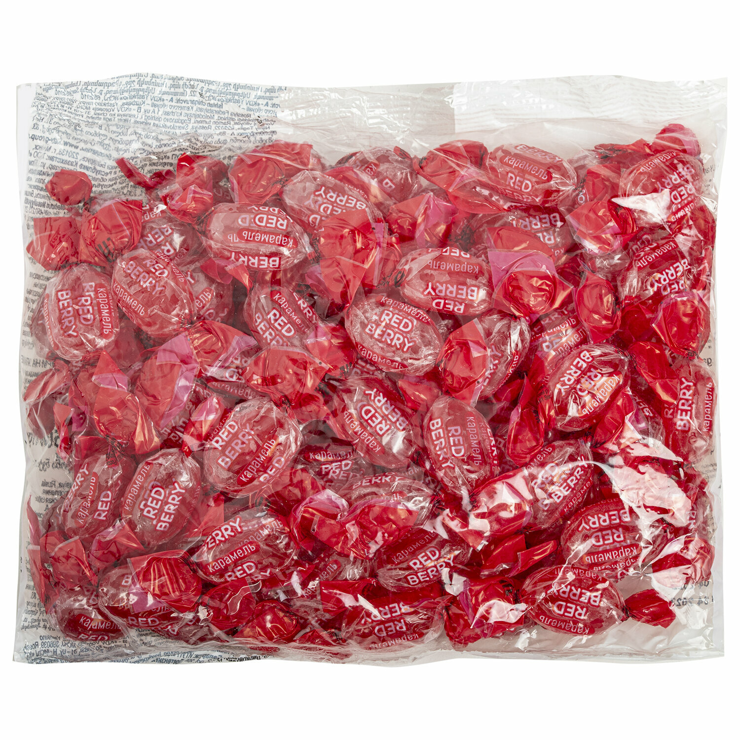 Комплект 2 шт. Карамель леденцовая RED BERRY с ягодным вкусом, 500 г - фотография № 4