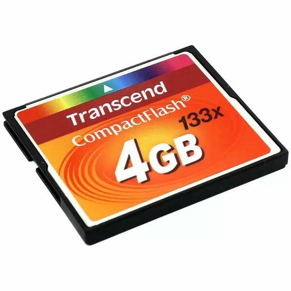 Карта памяти Transcend 133x TS4GCF133 4GB